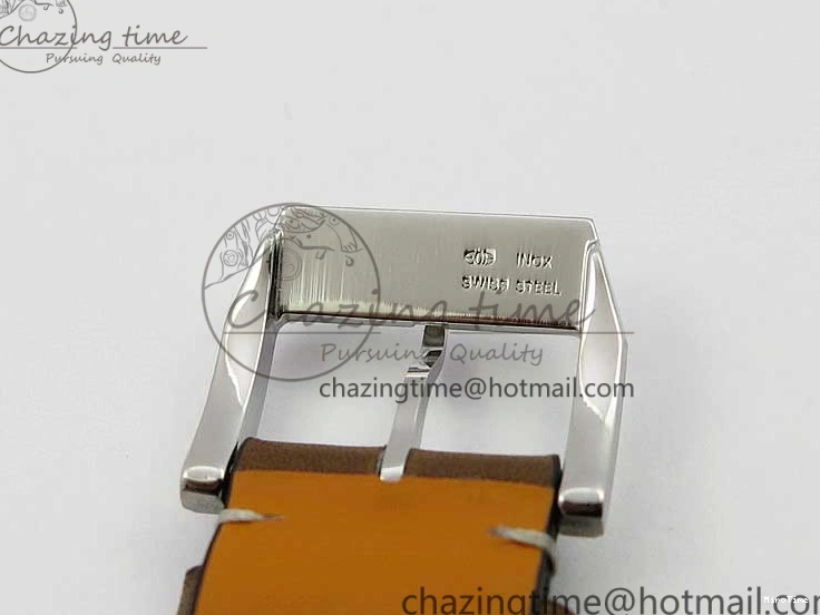 MIROTIME 0414 Pilot Chrono IW377726 ZF 1:1 Best Edition Green Dial on Brown Leather Strap A Trendsetting 7125